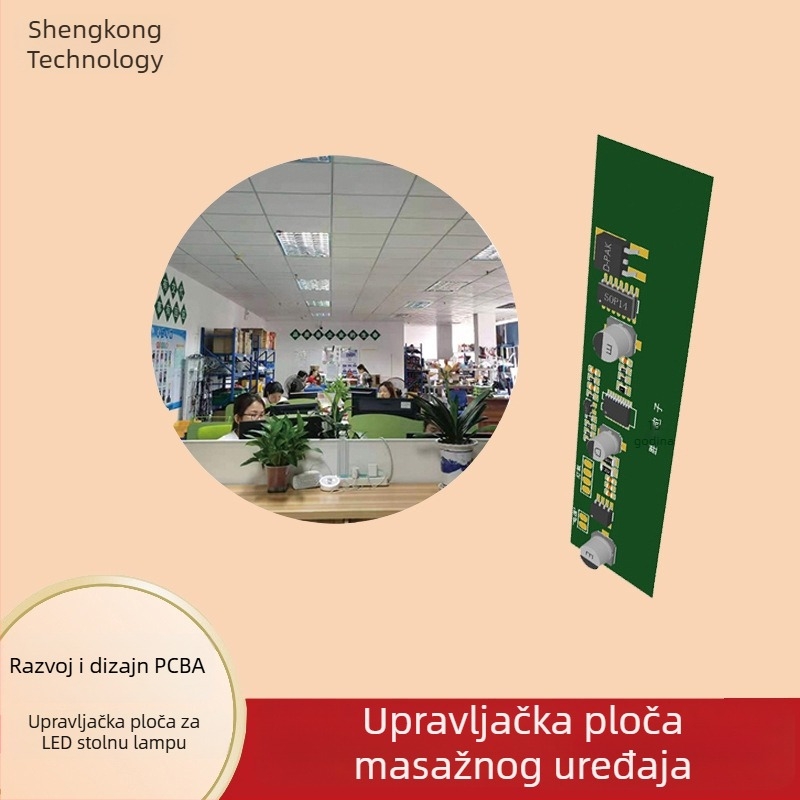 Dodirna LED ploča za upravljanje rasvjetom za Xiaomi stolnu lampu za zaštitu očiju; ploča za upravljanje LED‑om; neprekidna regulacija boje temperature