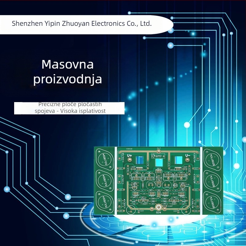 FR-4 vlaknasta PCB pločica, višeslojna pločica, ubrzano prototipiranje, spremno za zavarivanje