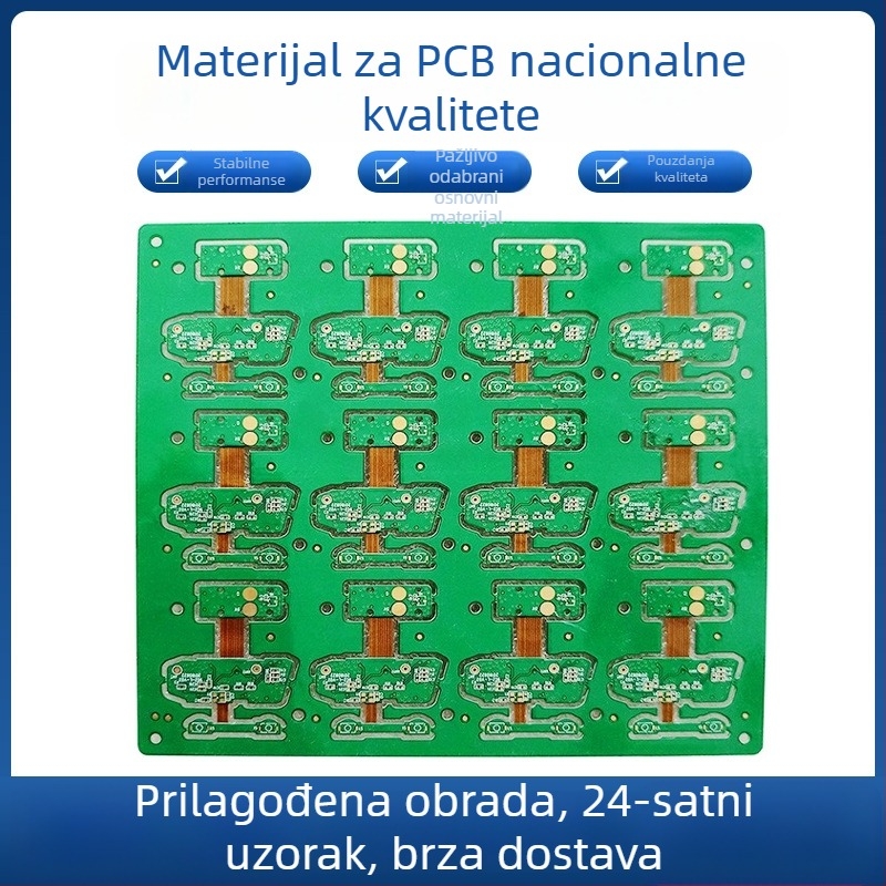 PCB pločica od staklene vlaknine, dvostrana višeslojna ploča, uzorak u 24 sati