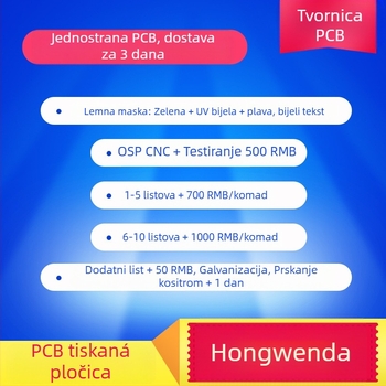 PCB pločica: jednostruka i dvostruka prototipna pločica, kopiranje i razvoj ploče