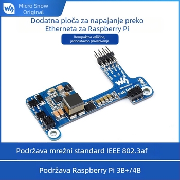 Raspberry Pi PoE ploča za Ethernet napajanje, kompatibilna s Raspberry Pi 3B+/4B, podržava 802.3af