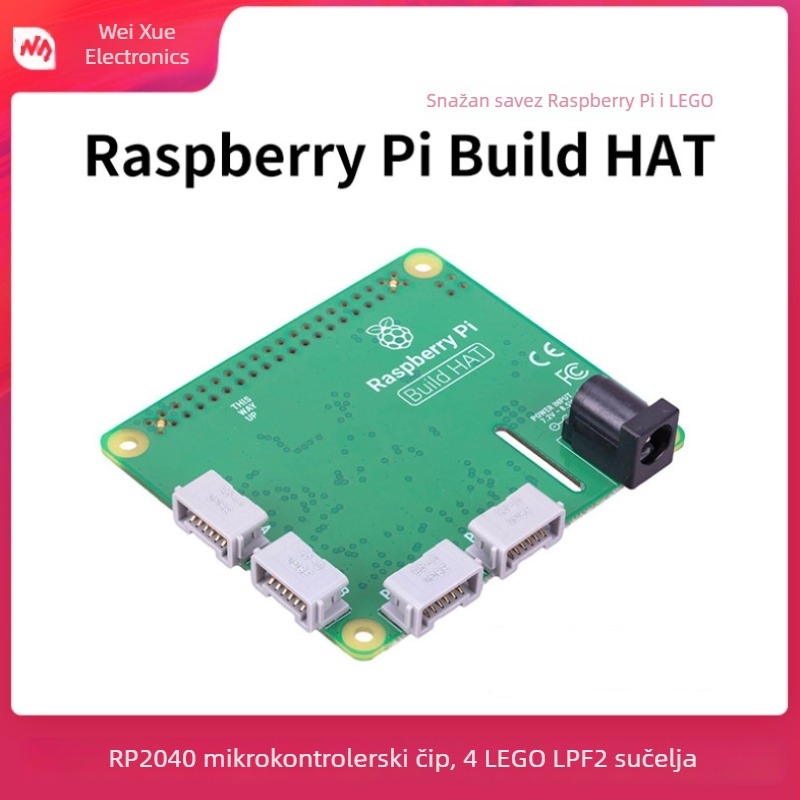 Raspberry Pi Build Hat s LEGO za snažan pametan stroj