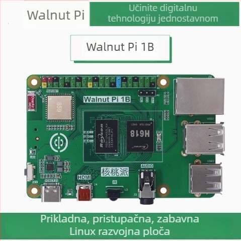 WalnutPi 1B Linux razvojna ploča za Python programiranje s Allwinner H618/H616