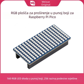 LED proširna pločica za Raspberry Pi Pico RGB, puna boja, 16×10 RGB LED-a