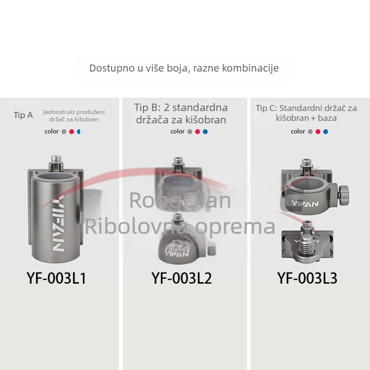 One Sail precizna stalk za kišobran s čvrstim aluminijskim legurama, držač za kutiju za ribolov, brzo kačenje, bočni vješak, sklopiva aluminijska držač za štapove
