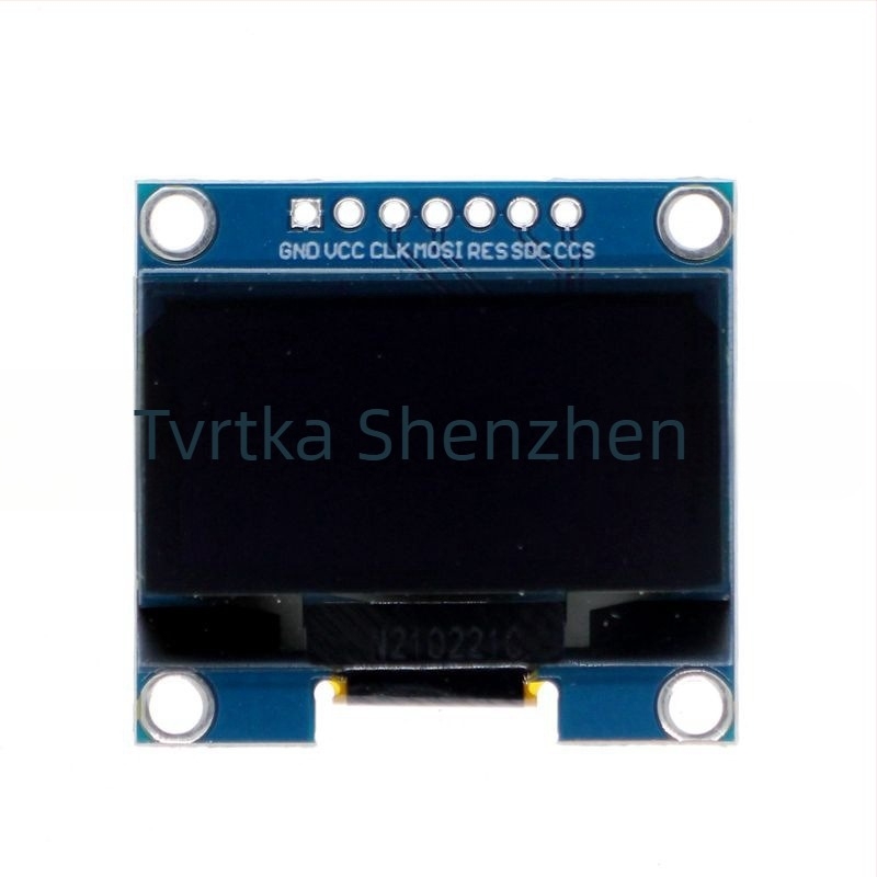 7-pinski OLED modul, 1,3-inčni zaslon, 128x64 I2C/SPI, bijelo/plavo