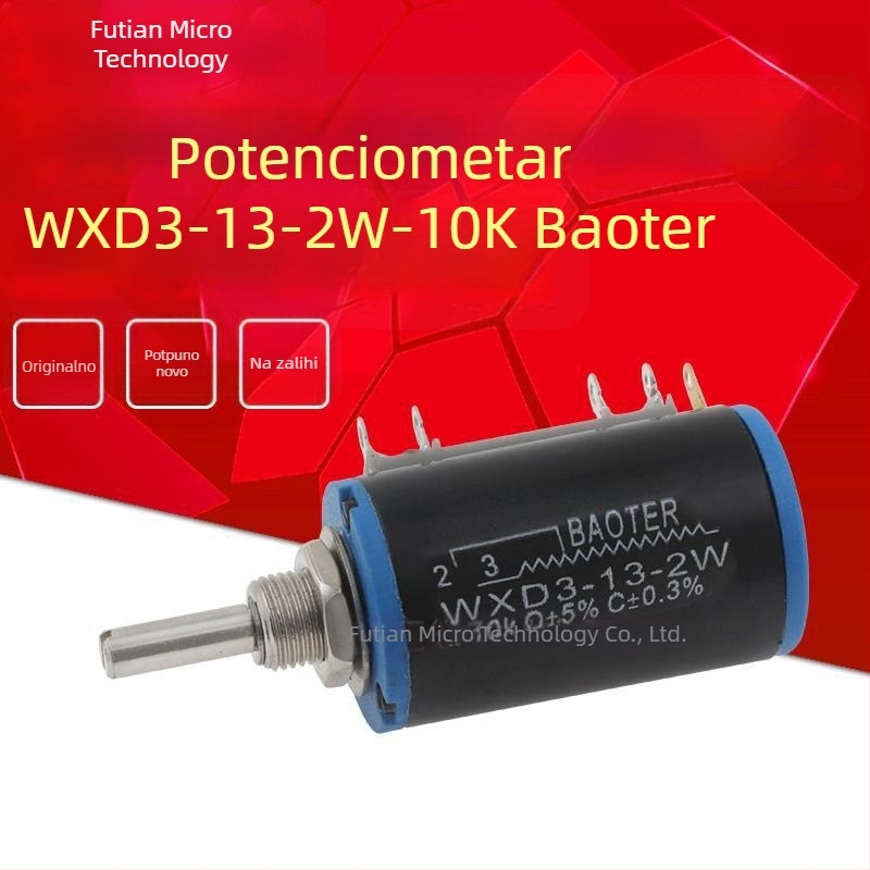 WXD3-13-2W-10K višerotacijski potenciometar s otporima 3,3k/4,7k/2,2k/22k/47k