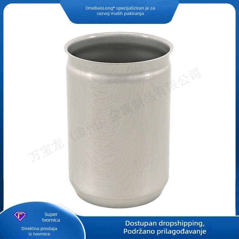 135 ml aluminijska limenka, prazna limenka za napitke, metalna limenka za hranu