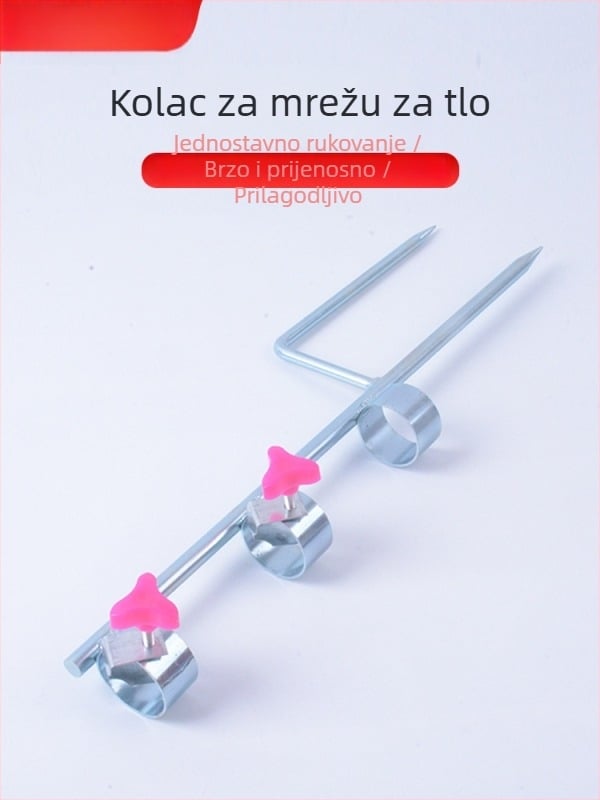 Zemni kolci za štapove za ribolov i mrežne stupove, višenamjenski stalak za kišob ribolov