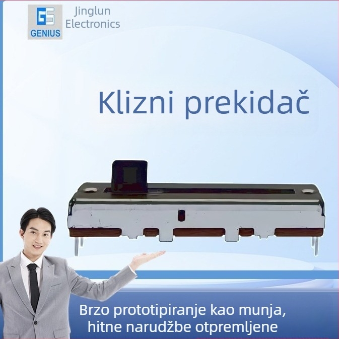 Podesivo kućište kliznog potenciometra za pojačalo i zvučnik