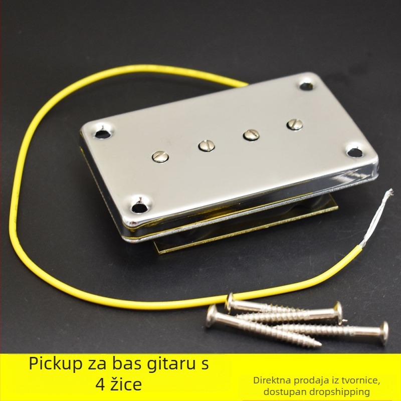 4-žični pickup za električni bas s keramnim magnetom