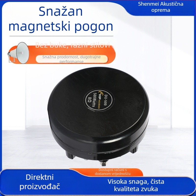 8 Ω 500 W visokoučinkoviti magnetski pogon rožni visokotonac za pozornicu