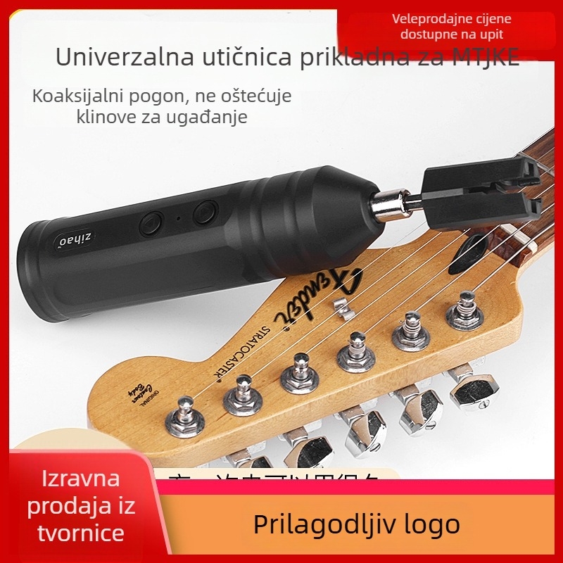 Električni navijač za žice i alat za promjenu žica s automatskim uvijanjem – dodaci za električne, akustične, bas gitare i ukulele