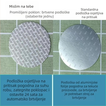Okrugla prozirna plastična posuda s poklopcem, PET, širokog otvora, za orašaste plodove, žitarice i grickalice, zatvoren spremnik