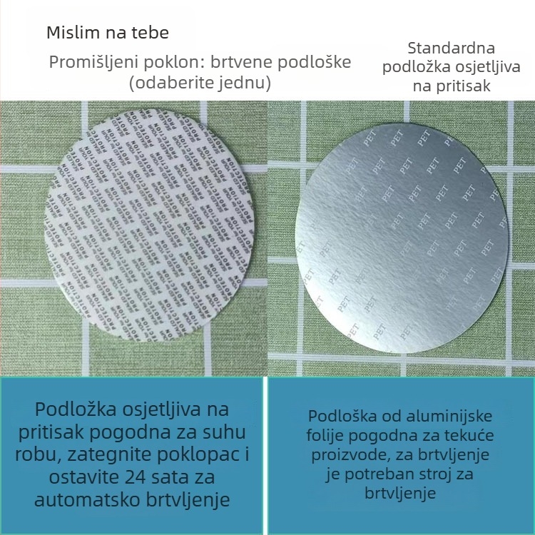 Okrugla prozirna plastična posuda s poklopcem, PET, širokog otvora, za orašaste plodove, žitarice i grickalice, zatvoren spremnik