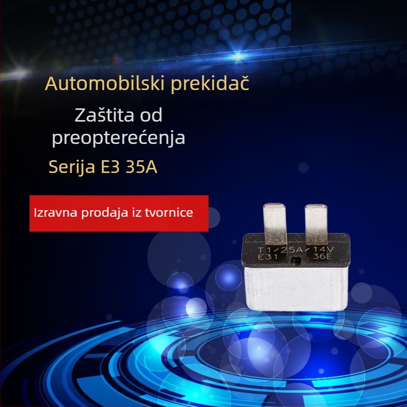 E311 35A samoregenerirajući prekidač preopterećenja struje za automobilsku elektroniku