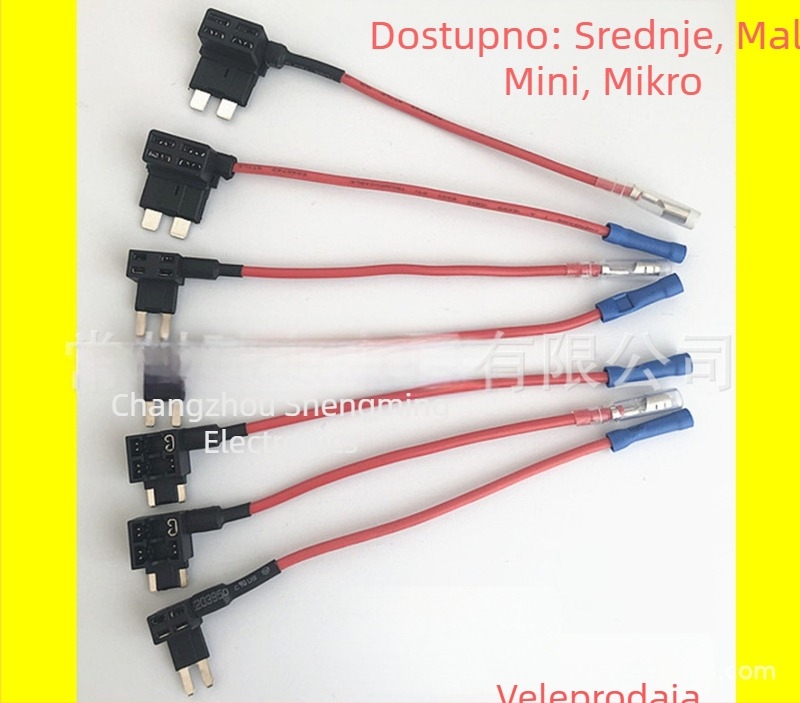 SWE Držač osigurača automobila ATU/ATC Mini – univerzalan, niskonaponski, brzo djelovanje, 5A/10A/15A/20A