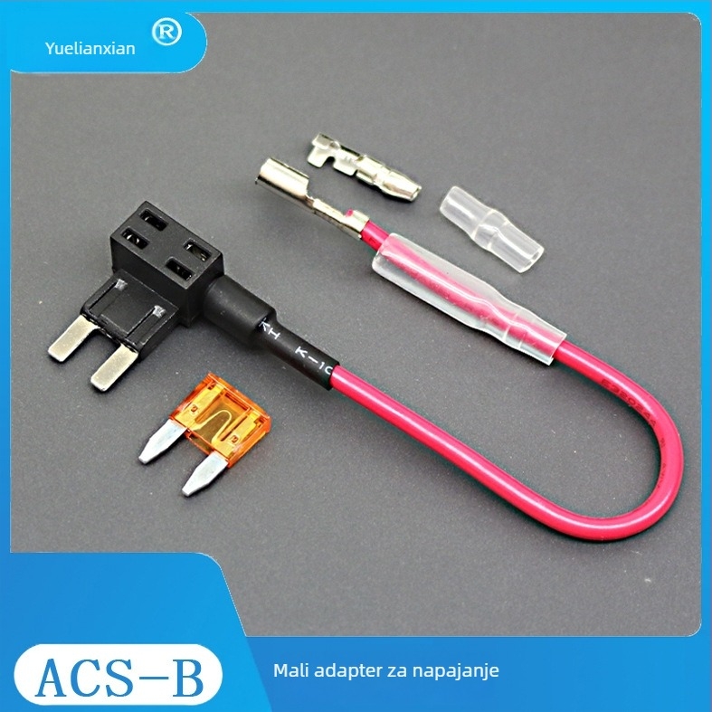 Yue Leading ACS-B automobilna kutija osigurača s automatskim resetiranjem, brzo djelovanje, 32V/20A, 4.0 mm priključci, duljina 165 mm