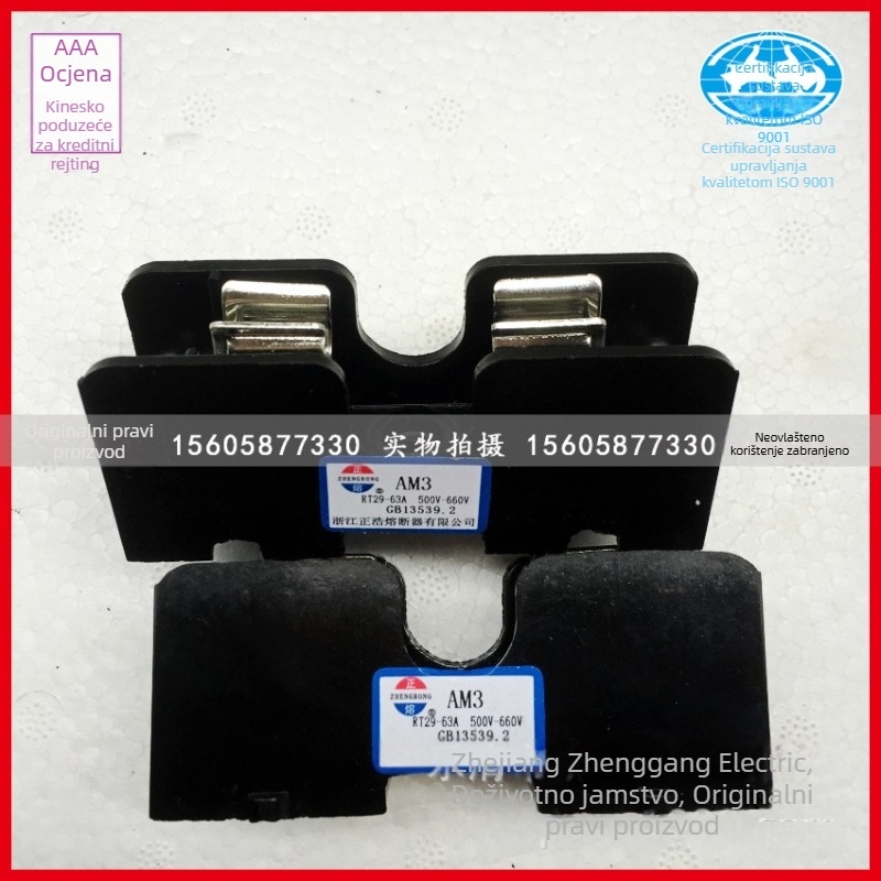 Držač osigurača RT19-125/RT19-100, 22×58 mm, AM4, bijela