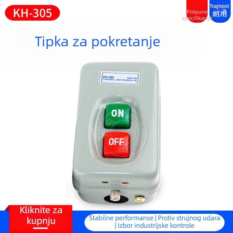 KH305 vodootporan pritiskni prekidač