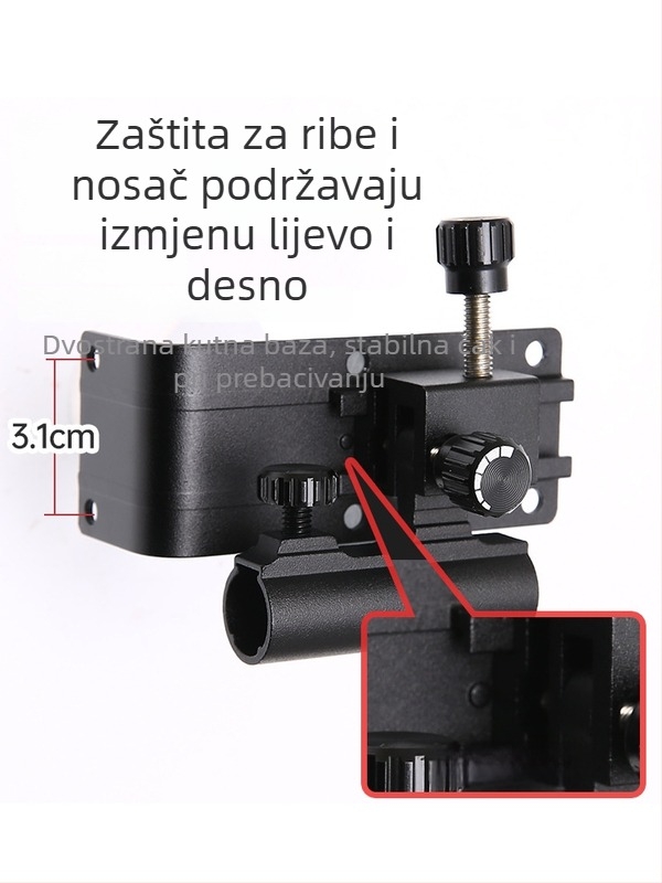 Trodijelni set dodataka za kutiju za ribolov: toranj-stalak od aluminijsko-magnezijskog legura i nosač kišobrana
