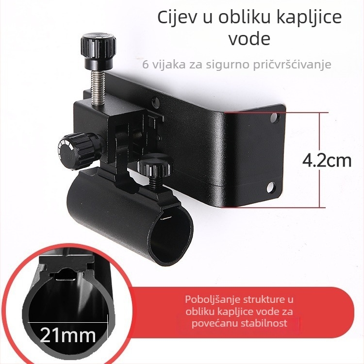 Trodijelni set dodataka za kutiju za ribolov: toranj-stalak od aluminijsko-magnezijskog legura i nosač kišobrana