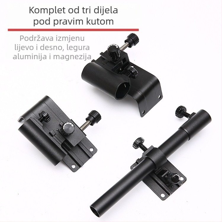 Trodijelni set dodataka za kutiju za ribolov: toranj-stalak od aluminijsko-magnezijskog legura i nosač kišobrana