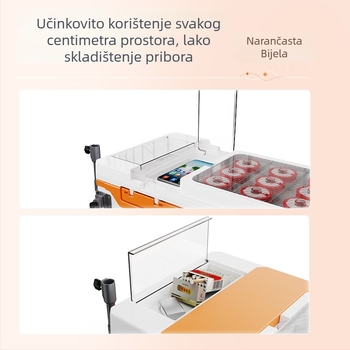 Izuzetno lagana 27-litarska višenamjenska kutija za ribolov sa sjedištem za platformski ribolov