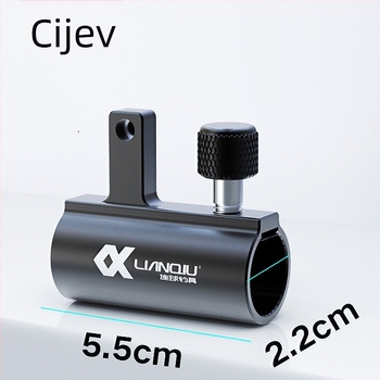 Ball novi model od aluminij-magnezijevog legura, debeli umetnuti tip tornja držač za kutiju za pecanje s vijcima protiv gubitka – univerzalni dodatak za velike predmete
