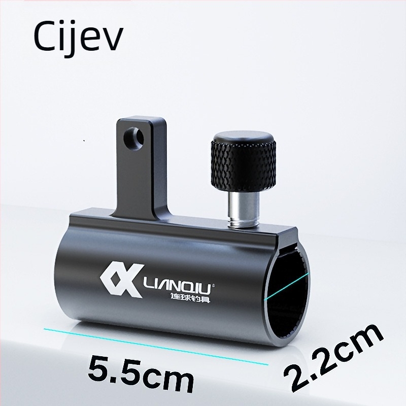 Ball novi model od aluminij-magnezijevog legura, debeli umetnuti tip tornja držač za kutiju za pecanje s vijcima protiv gubitka – univerzalni dodatak za velike predmete