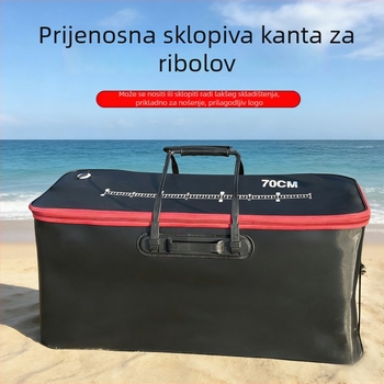 Sklopiva prijenosna kanta za ribe s ručkom – višestruka kutija za ribolov na otvorenom