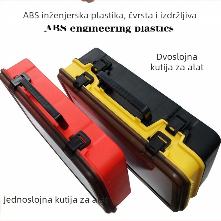 Dvostruka kutija za mamce za morski ribolov, prijenosna kutija za opremu i dodatke za ribolov