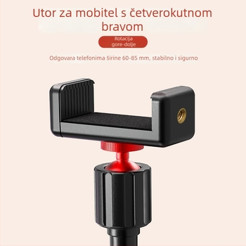 Dvofunkcionalni držač kutije za ribolov za prijenos uživo putem telefona, nosač lampe i ribolovna stolica — držač svjetla za noćni ribolov, univerzalni vanjski dodatak