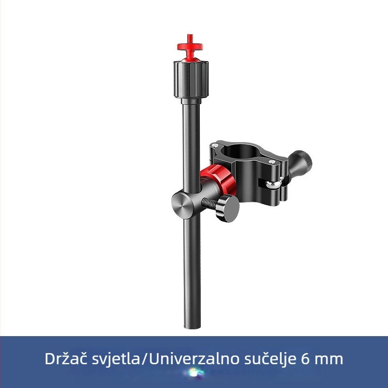 Dvofunkcionalni držač kutije za ribolov za prijenos uživo putem telefona, nosač lampe i ribolovna stolica — držač svjetla za noćni ribolov, univerzalni vanjski dodatak