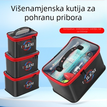 Dilone Kutija za ribolovnu opremu – kutija za pohranu opreme, pretinci za varalice i udice, mala kutija za mamce i set alata