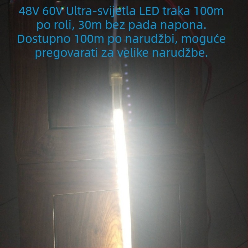 36V vodootporna fleksibilna LED traka – za rudnike, tunele i podzemne prostore