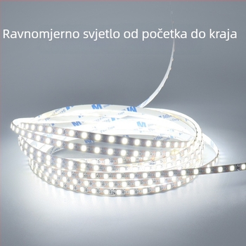 LED trak 12V, 2835, 120 LED, širina 5 mm, samoljepljiv, osvjetljenje stropa i pulta, visoka svjetlost