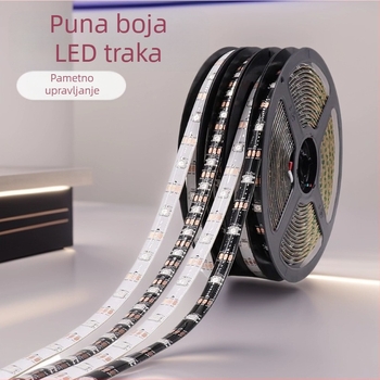 RGB LED traka 5V, vodootporna, jednostavno upravljanje, programabilna ambijentalna rasvjeta s učinkom tekućeg svjetla