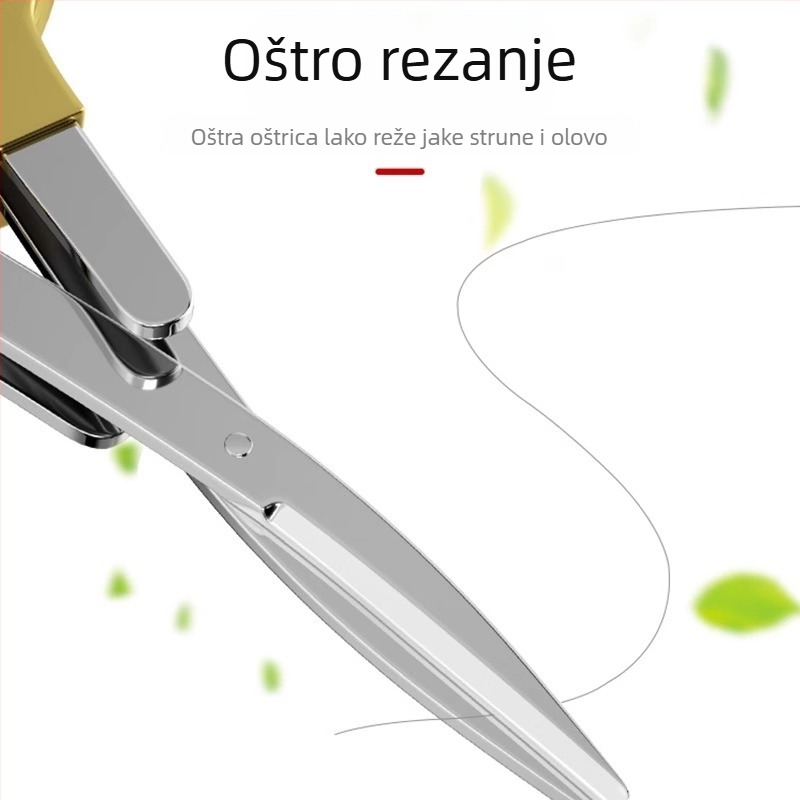 Nehrđaveće ribarske škare, sklopive, višefunkcionalne, kompaktne za opremu za ribolov, pogodne za PE liniju i olovnu liniju