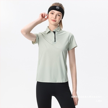 Ženski brzo sušeći kratkih rukava T-shirt za jogu, fitness i aktivnosti na otvorenom – stil za parove
