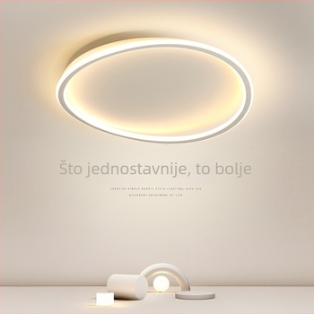 2025 nova 3D LED stropna svjetiljka za spavaću sobu, moderni minimalistički dizajn