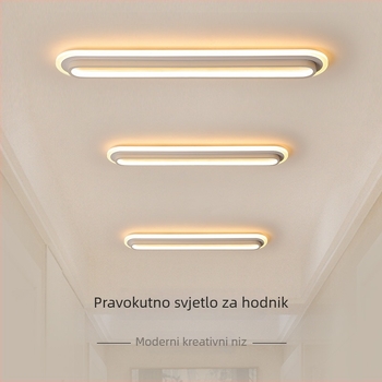 Stropna LED svjetiljka u modernom minimalističkom stilu za hodnik, prolaz, balkon i garderobu