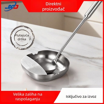 Minimalistički stalak od nehrđajućeg čelika 304 za žlice i špatule, samostojeći kuhinjski držač