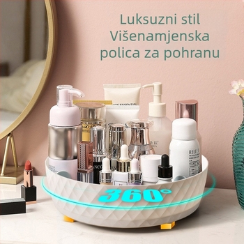Okretni stalak za začine kuhinje – multifunkcionalni organizator za soja umak, ocat, začine i tanjuri