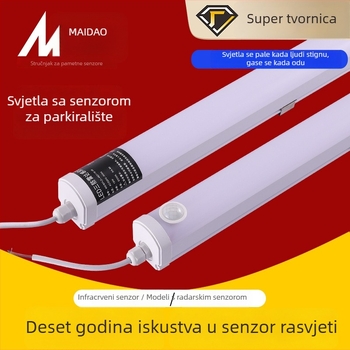 1.2 m LED svjetlo za garaže i parkirališta s mikrovalnim senzorom