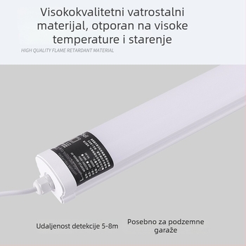 1.2 m LED svjetlo za garaže i parkirališta s mikrovalnim senzorom