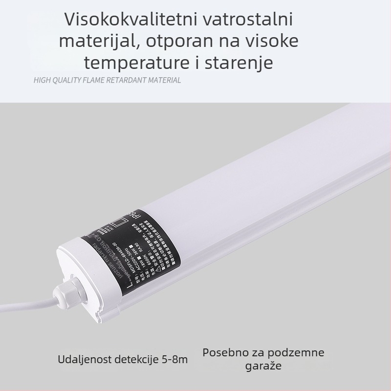 1.2 m LED svjetlo za garaže i parkirališta s mikrovalnim senzorom