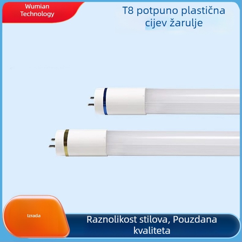 T8 LED staklena cijev, G13, 1,2 m, 18 W, dvostrano napajanje, ušteda energije
