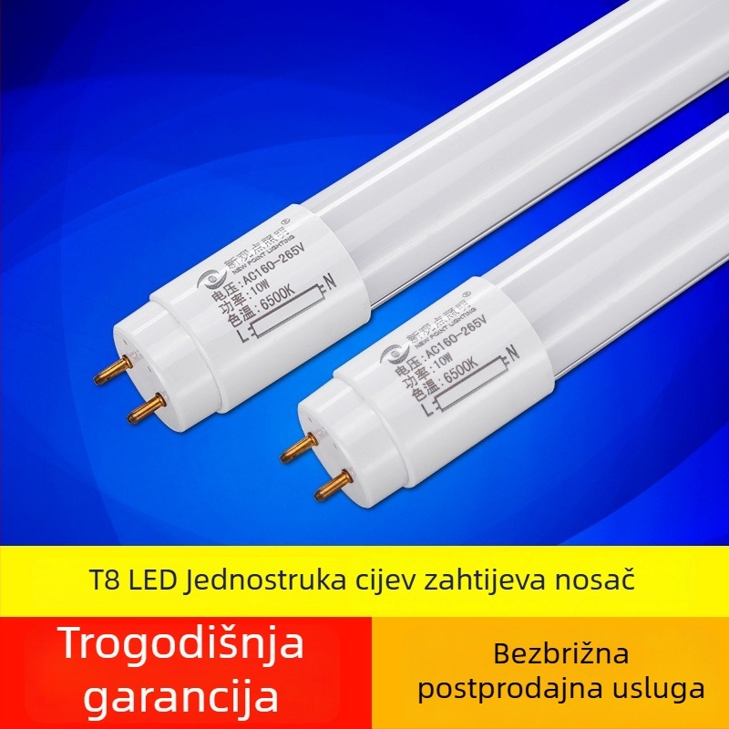LED cijev T8, napajanje s jednog ili dvaju krajeva, duljina 1,2 m, 18W, 20W, 36W, 40W