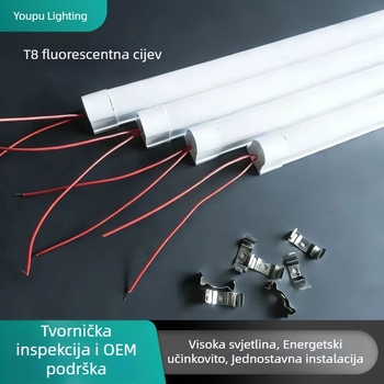 T8 integrirana LED cijev, duljine 1.2 m, štedna energija, plastično kućište, bez regulacije svjetline